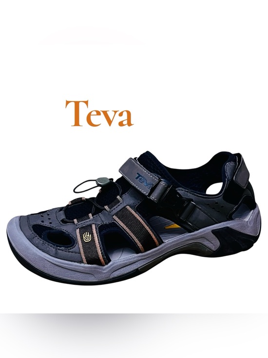 Teva Mens Sz 11 Omnium Gray Hiking Water Closed Toe Sandals Shoes main image 10